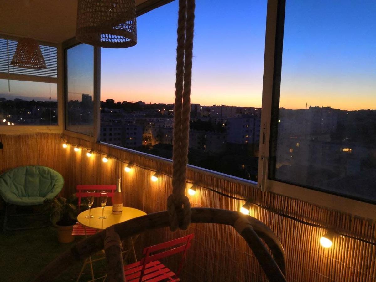 Smile Home-Nid Panoramique Vue Wow ! Spadeco - Loungezen - Terrasse Ensoleillee - Arrivee Autonome - Netflix - Emplacement Ideal - Lumineux - Renove A Neuf - Wifi Fibre - Montpellier Luaran gambar